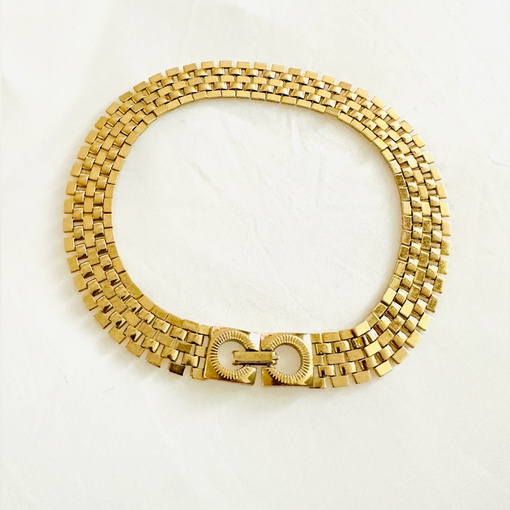 Vintage Metallic Link Choker - Picture 1 of 6
